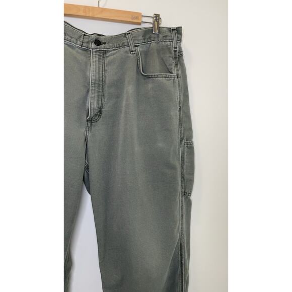 Carhartt FR Flame Resistant Original Carp Pants 38x32 Green 2112 CAT2 FRB159-MOS - Picture 3 of 5